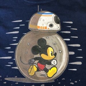 BB-8 & Mickey inner workings shirt